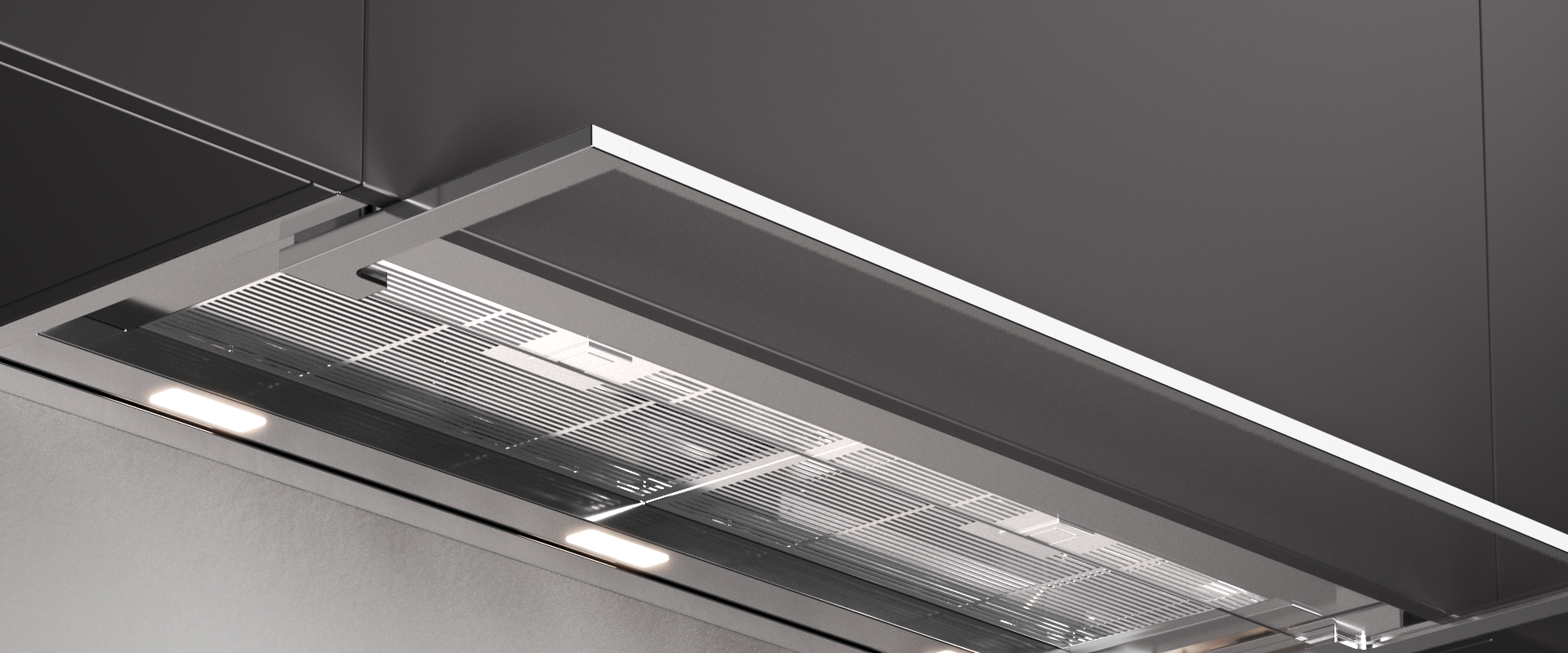 Built In Cooker Hood-Canopy-Telescopic-Integrated
